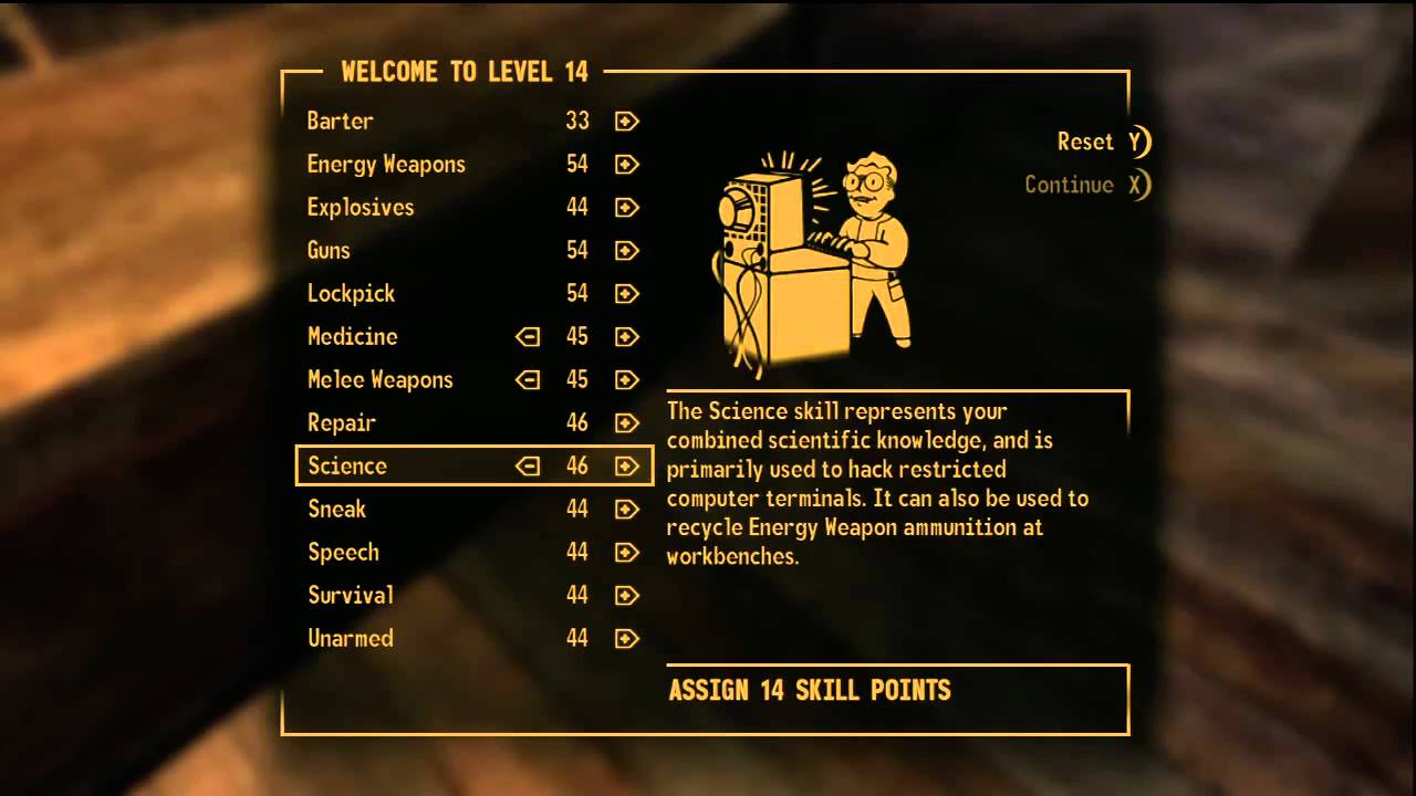 Fallout new vegas level up not working